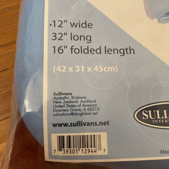 Sullivans Blue Go Board Portable Folding Ironing Board NEW College Travel - Picture 6 of 10